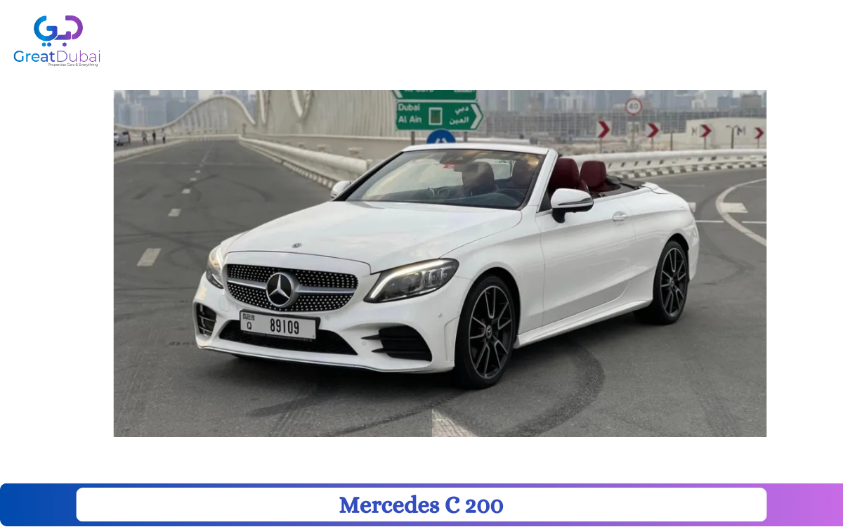 Mercedes C 200-2021 for rent in Dubai-pic_1