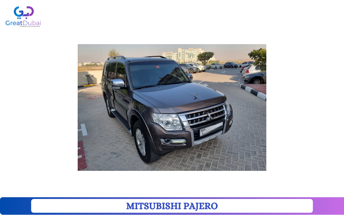 MITSUBISHI PAJERO 2016 3.8L TOP GLS PLATINUM FOR SALE IN DUBAI-pic_1