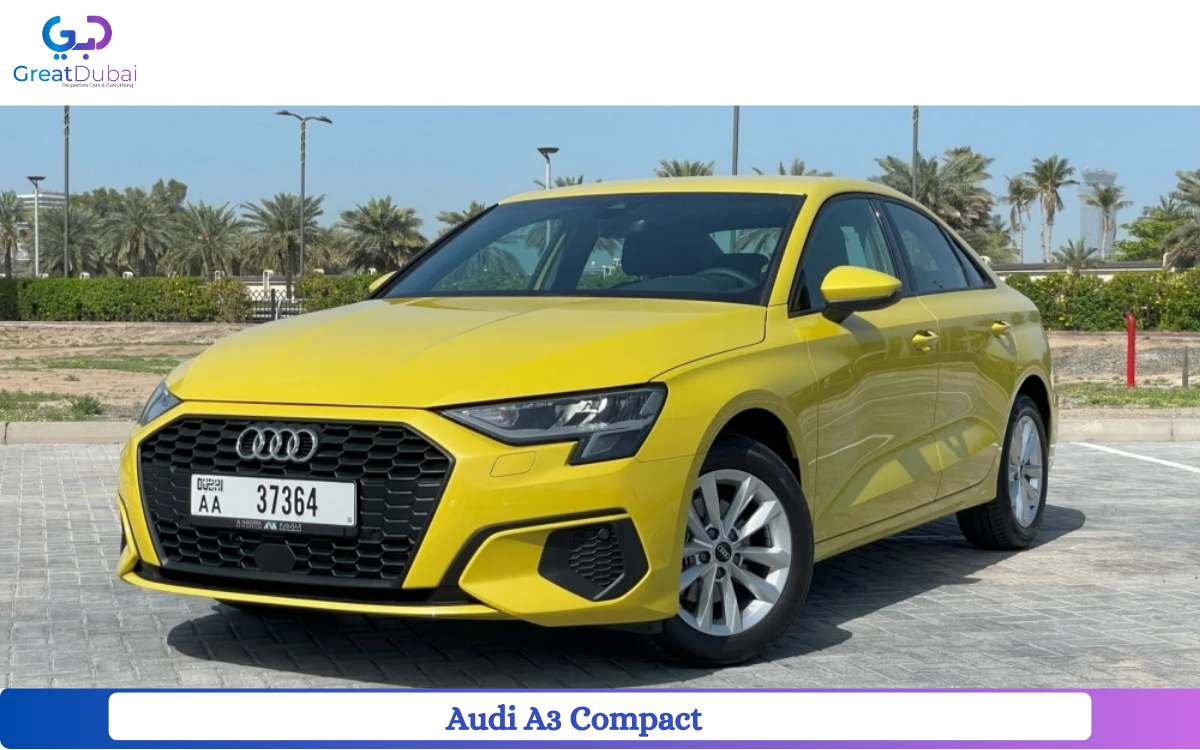 Rent 2024 Audi A3 Compact Luxury Sedan in Abu Dhabi-pic_1