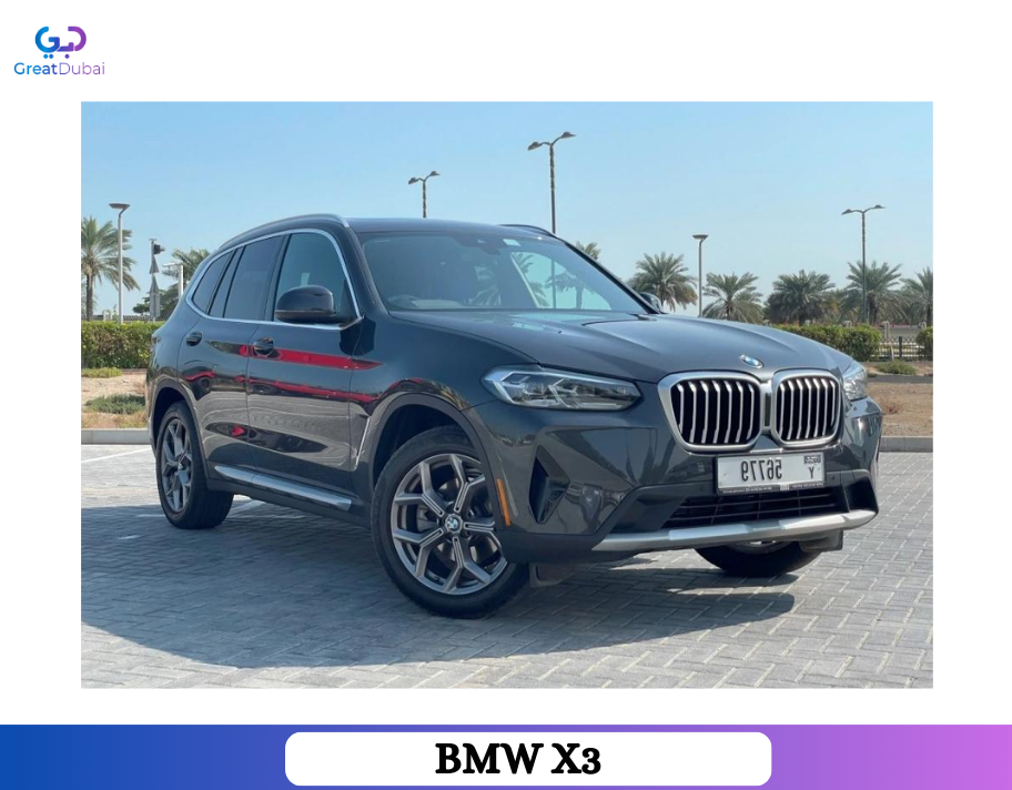 Rent 2023 BMW X3 Luxury Midsize SUV in Abu Dhabi-pic_1