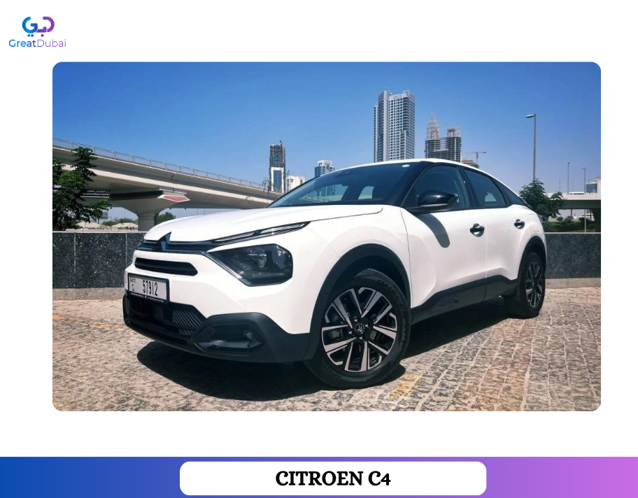 Rent 2023 Citroen C4 Compact Hatchback in Abu Dhabi-pic_1