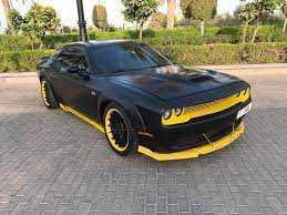 Rent Dodge Challenger Batman Kit V8 2020 in Dubai-pic_1