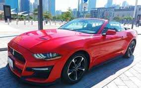 RENT FORD MUSTANG ECOBOOST CONVERTIBLE V4 2020 IN DUBAI Minimum 2 days rental-pic_2