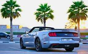 Rent Ford Mustang EcoBoost Convertible V4 2020 in Dubai-pic_2