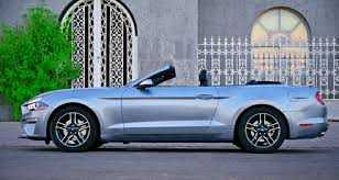 Rent Ford Mustang EcoBoost Convertible V4 2020 in Dubai-pic_1