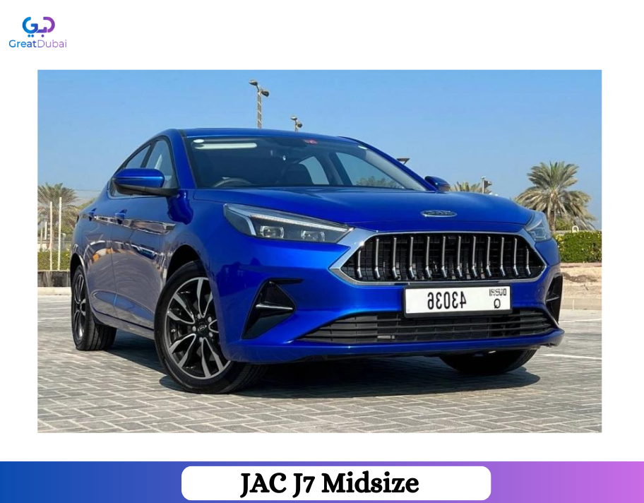 Rent 2023 JAC J7 Midsize Sedan in Abu Dhabi-pic_1