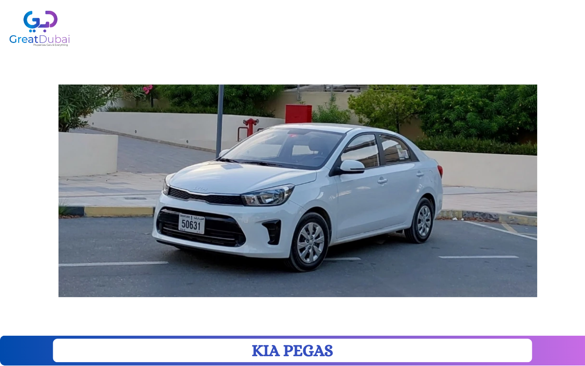 Rent Kia Pegas 2023 in Dubai-pic_1