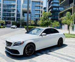 Rent Mercedes Benz AMG C63 2018 in Dubai-pic_2