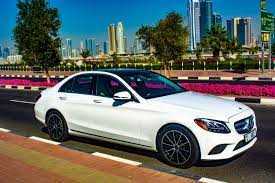 Rent Mercedes Benz C300 2021 in Dubai-pic_2