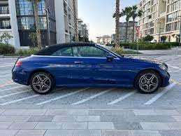 Rent Mercedes-Benz C300 Convertible blue 2020-pic_1