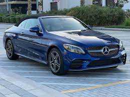 Rent Mercedes-Benz C300 Convertible blue 2020-pic_3