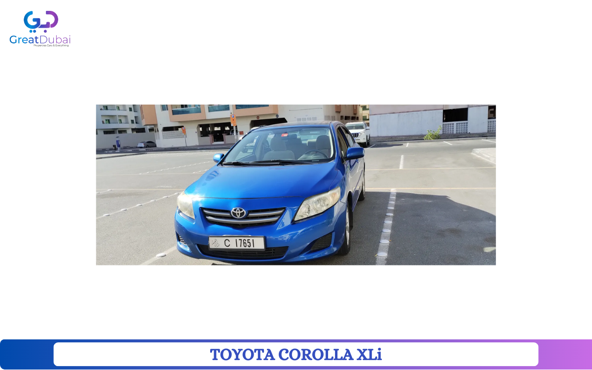 TOYOTA COROLLA XLi , 2009 , SINGLE OWNER FOR 15500-pic_1