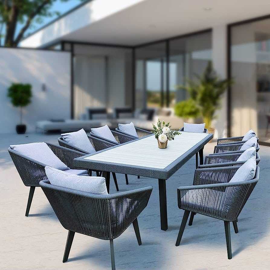 OUTDOOR AND INDOOR DINING SET with cushion