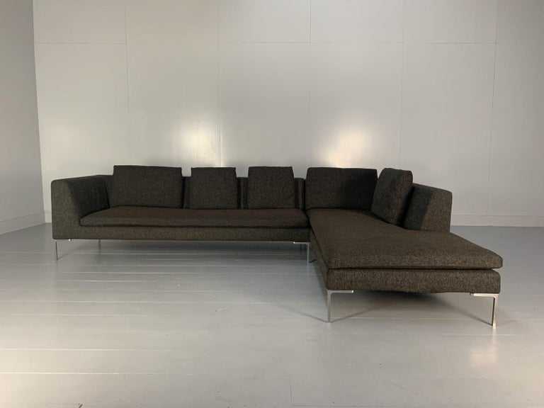 L shape italia sofa great condition for sale