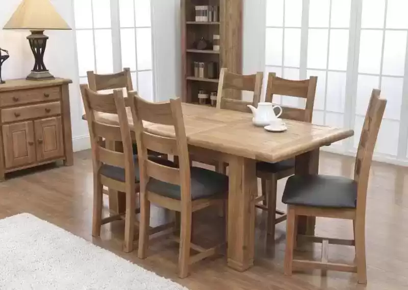 Danube Dining Table with 6 Chairs-image