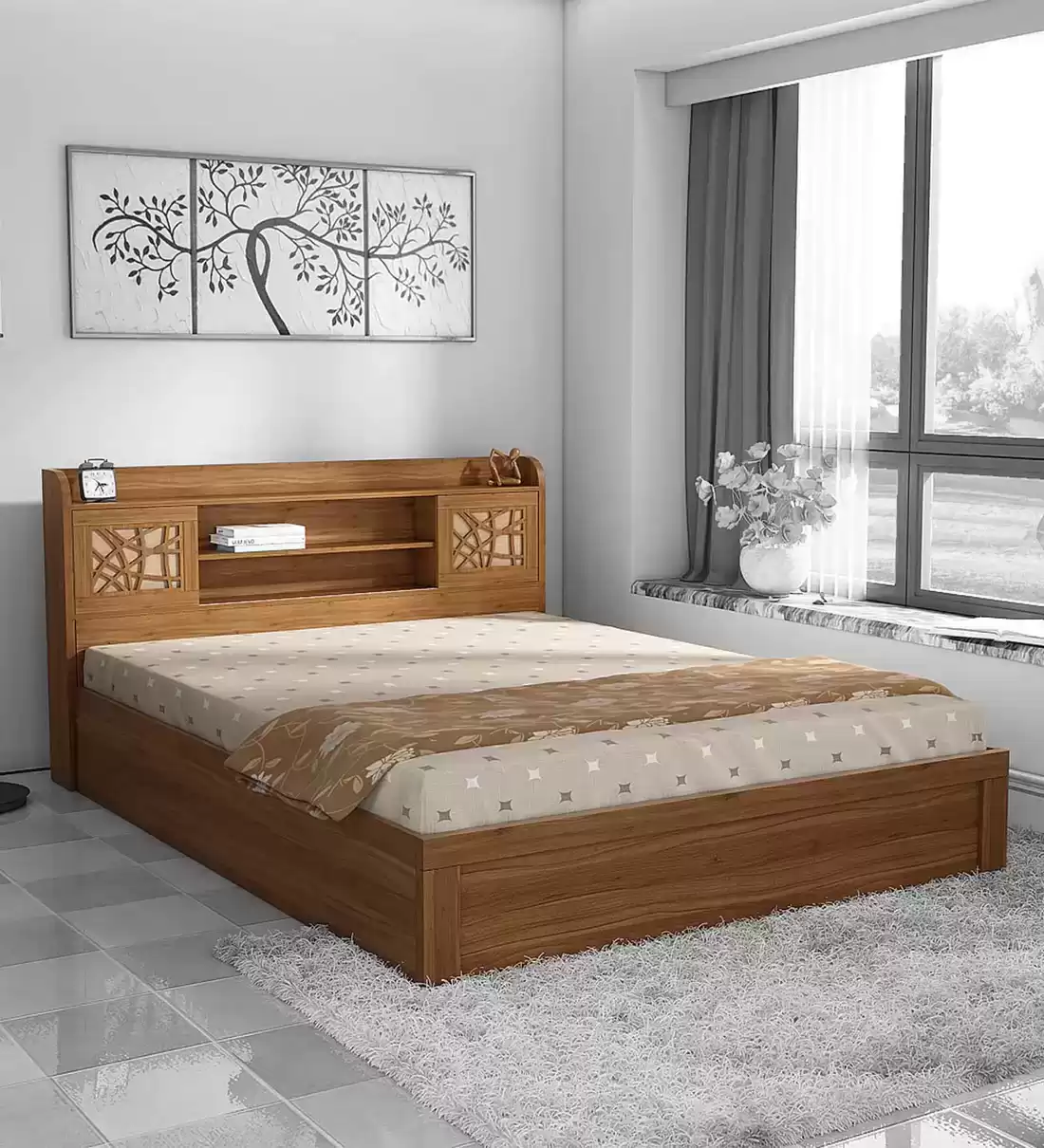 Queen size bed-pic_1