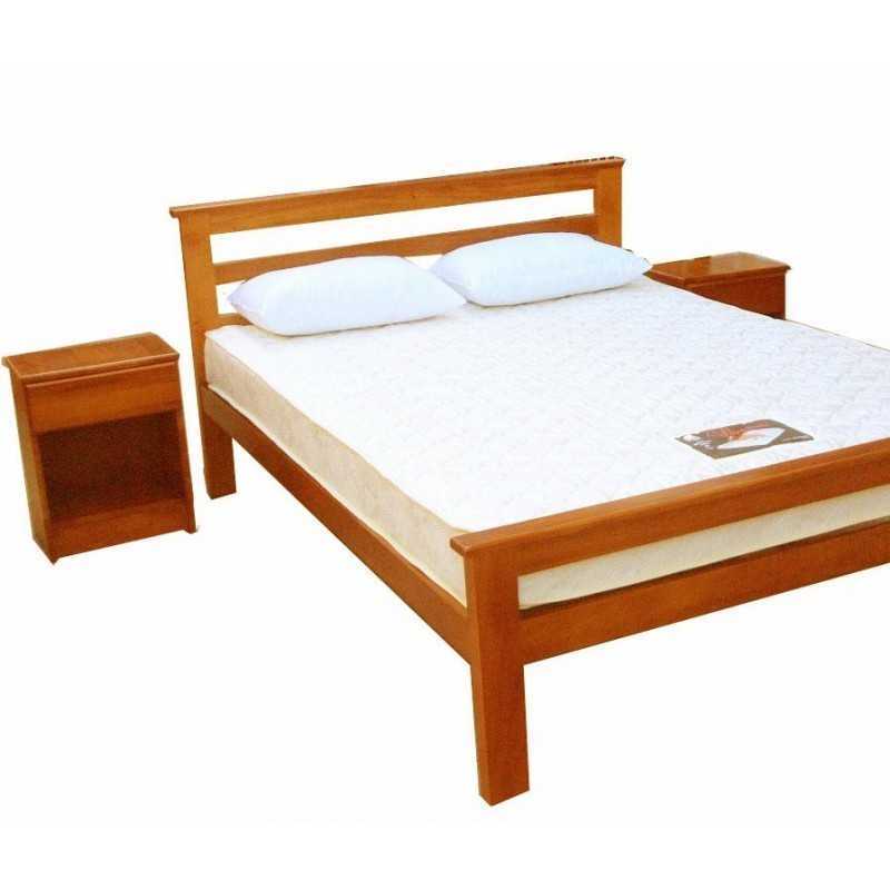 Wooden Bed+Mattress for sale-pic_1