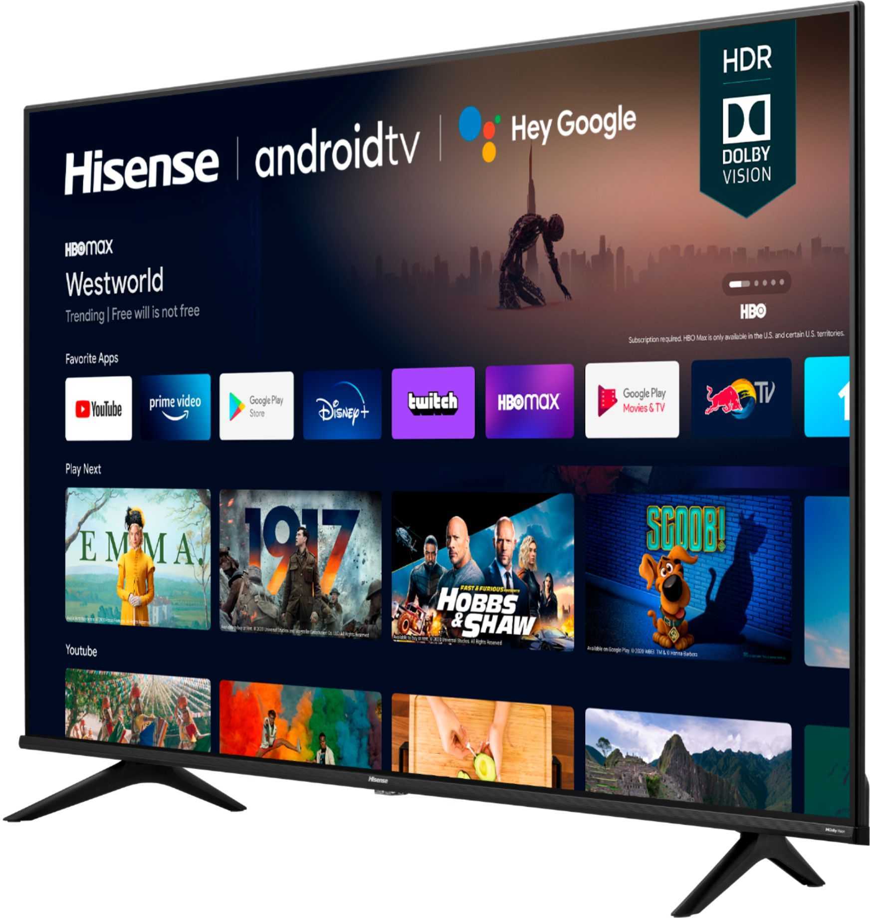 Hisense 55 inch Smart TV 4K, Brand New