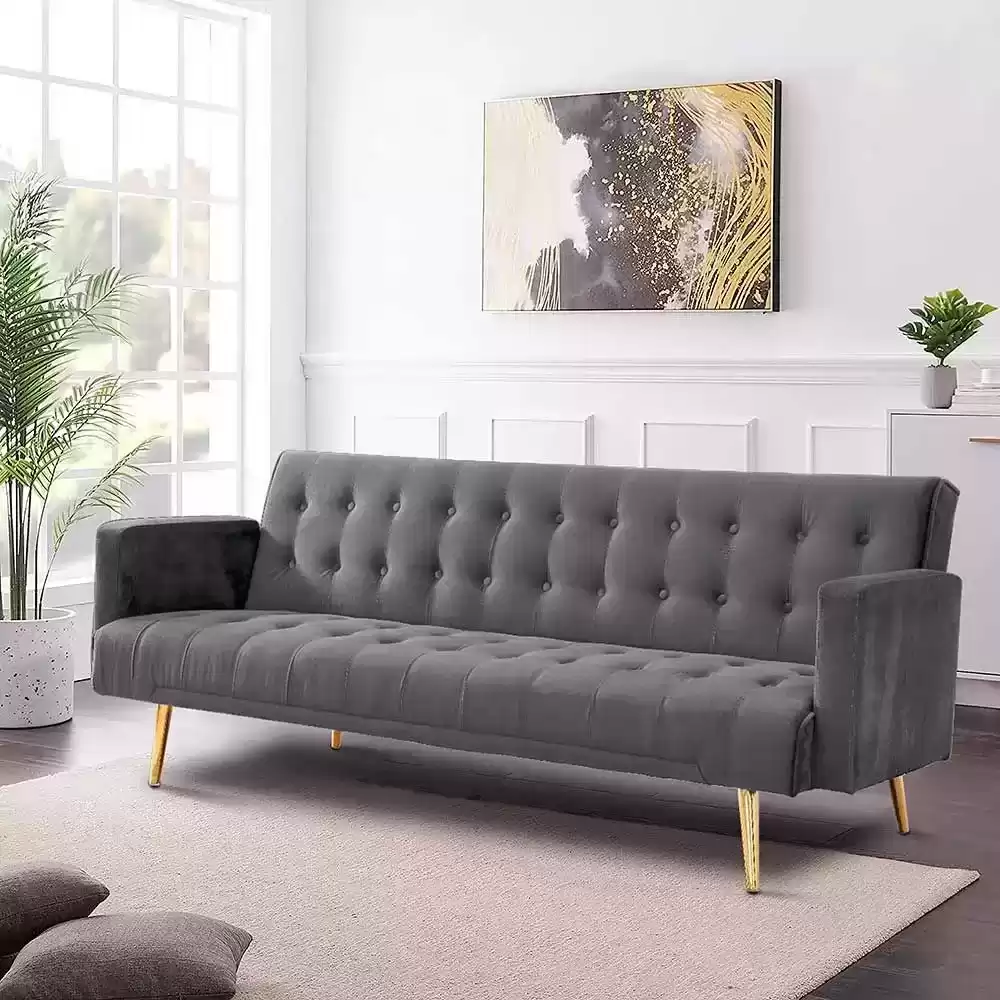 3 Seater Couch Grey Al Qusais
