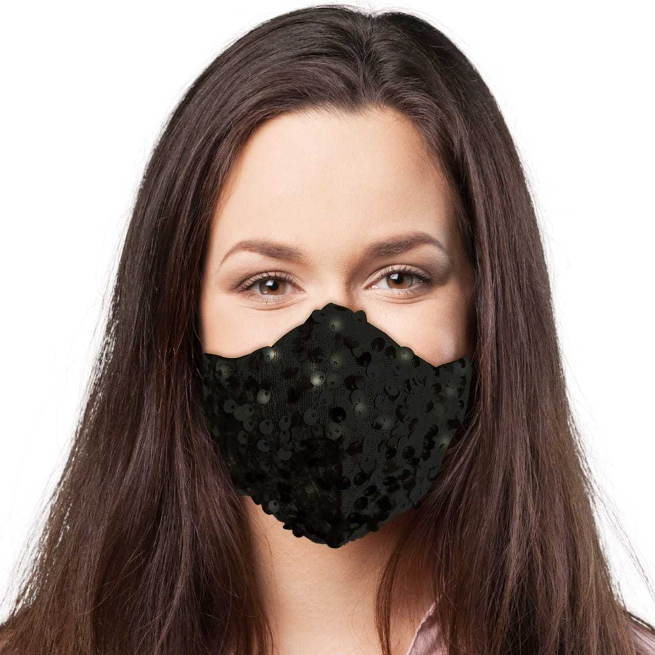 Fancy Face Mask for Girls and Ladies-pic_1