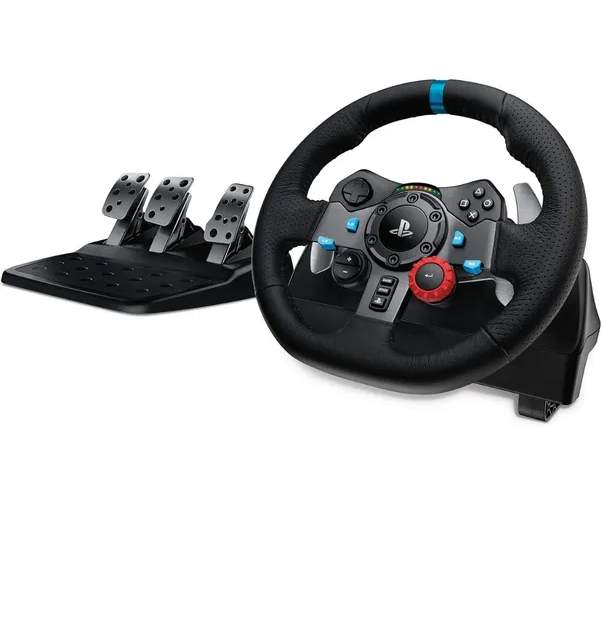 Logitech G29 Driving Force Racing Wheel and Floor Pedalsfor PS5, PS4, PC, Mac - Black - UAE Version-pic_3