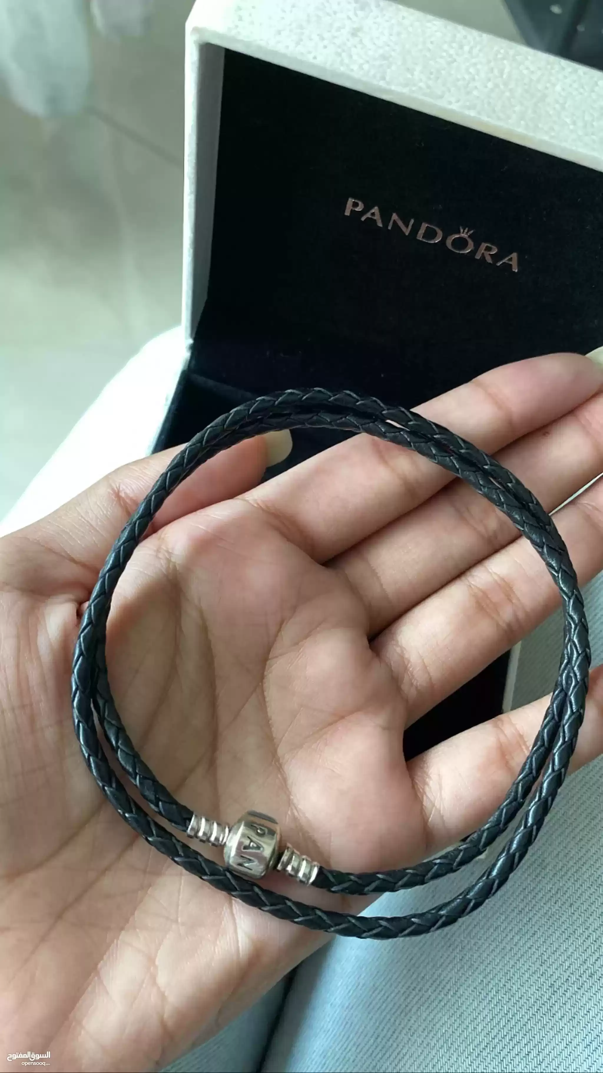 Pandora double black bracelet-pic_1
