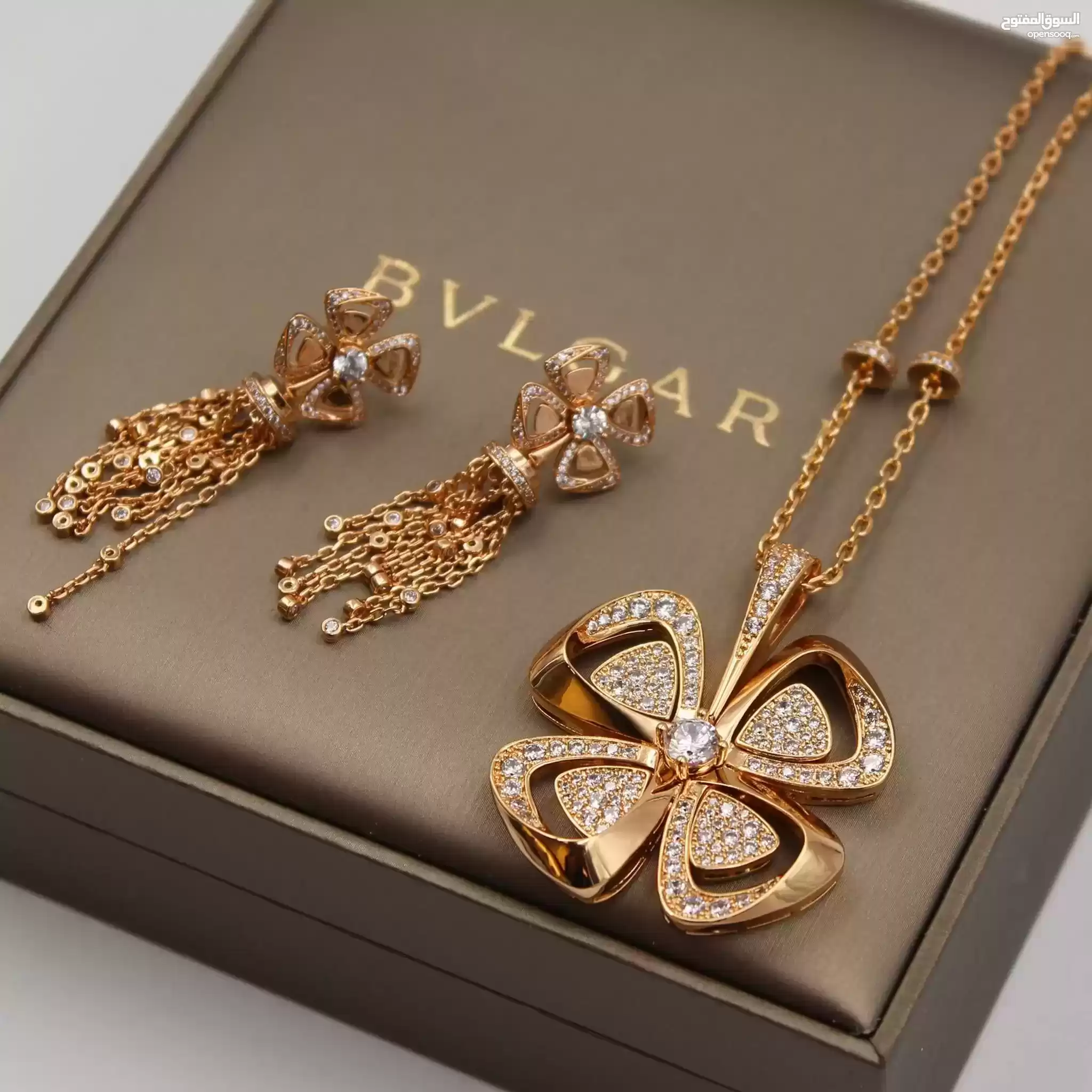 BVLGARI* Set Long Necklace with Earrings #*Master Quality-pic_1