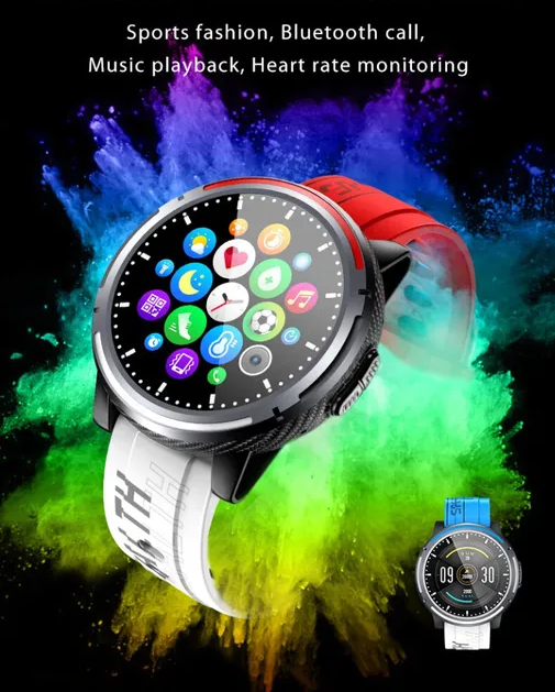 Sports fashioned Smart watch-Bluetooth calls-multi sports-heart rate- music player-comfortable-IP67-image