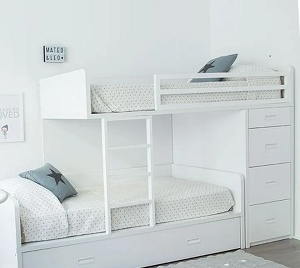 children bunk bed home furniture-image