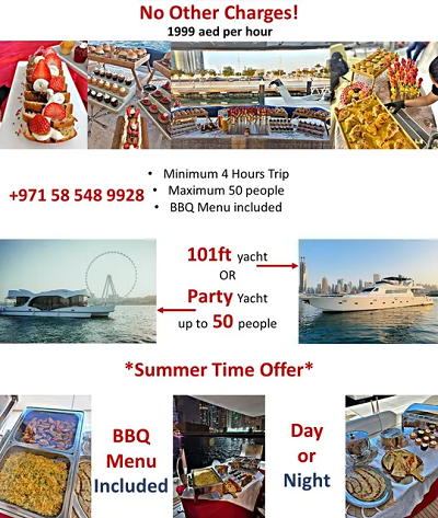 Yacht Rental PLUS Catering