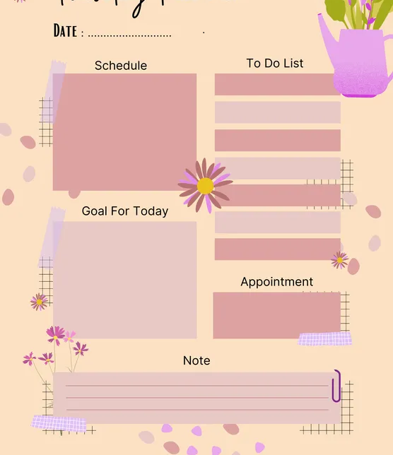 Pastel Illustrated My 7 Day Journal Weekly Planner HD PDF-pic_3
