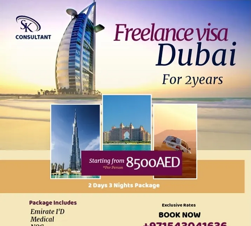 UAE 2years freelance visa available-image