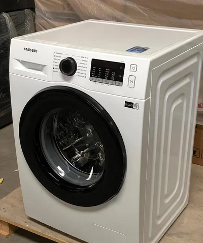 Samsung 9Kg Front Load Washing Machine 1400 RPM With Ecobubble, Color White Model-pic_1