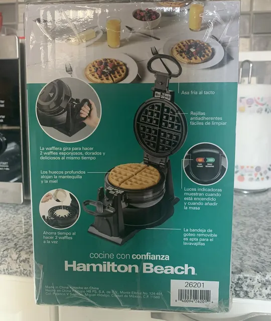 Hamilton beach waffle maker-pic_2