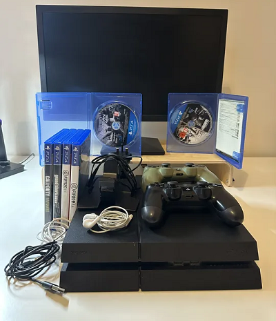 PS4 1TB WITH MONITOR, TWO CONTROLLER,GAMES AND MORE-pic_2