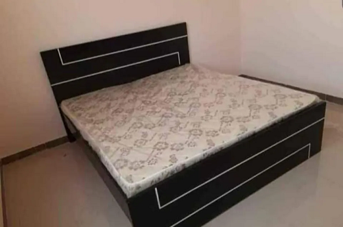we are selling brand new MDF wood bed with mattress home delivery-pic_1