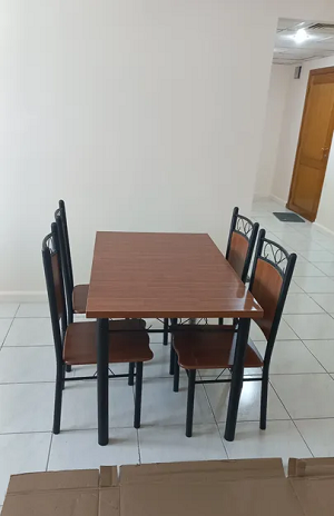 I'm Selling Brand New Wooden Steel Dining Table
