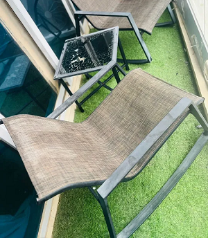 Danube outdoor Chairs with table