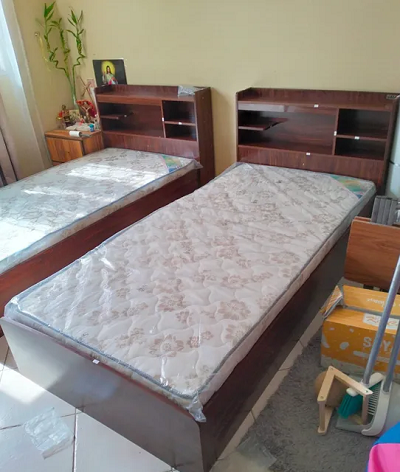 brand new single Wood Bed with mattress for sale-pic_1