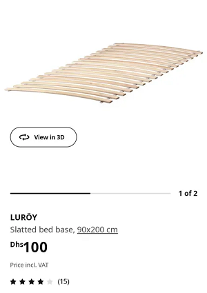 Ikea Single Beds x 2   Chat 05585512XX Back to Results Dubai / Home & Garden / Bedroom Furniture / Bedrooms - Beds Ikea Single Beds x 2 Share Ad Add to Favorites Now 4 / 4-pic_1