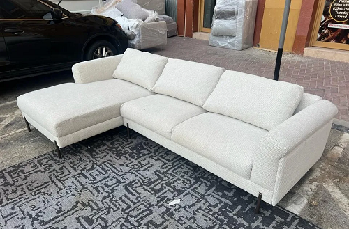 Feather Filled The Loom Collection Lshape Sectional sofa-pic_2