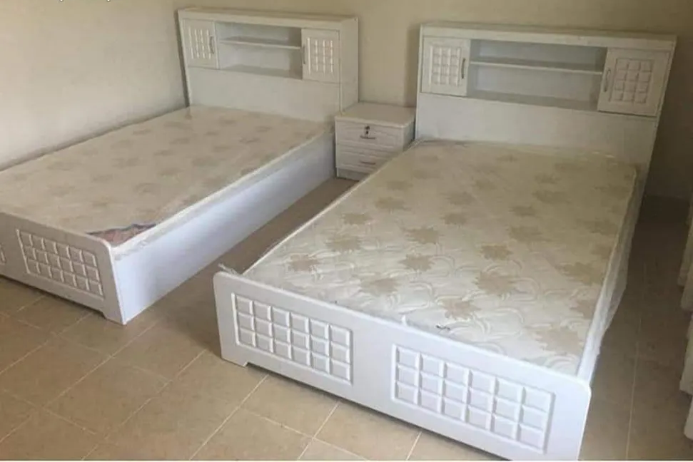 Single and double beds mattress available