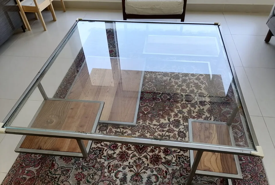 Glass coffee table-image