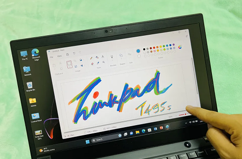 Lenovo ThinkPad T495s, 14 2K FHD Touch Ryzen 5 PRO with 2GB Graphics, 16GB/256GB