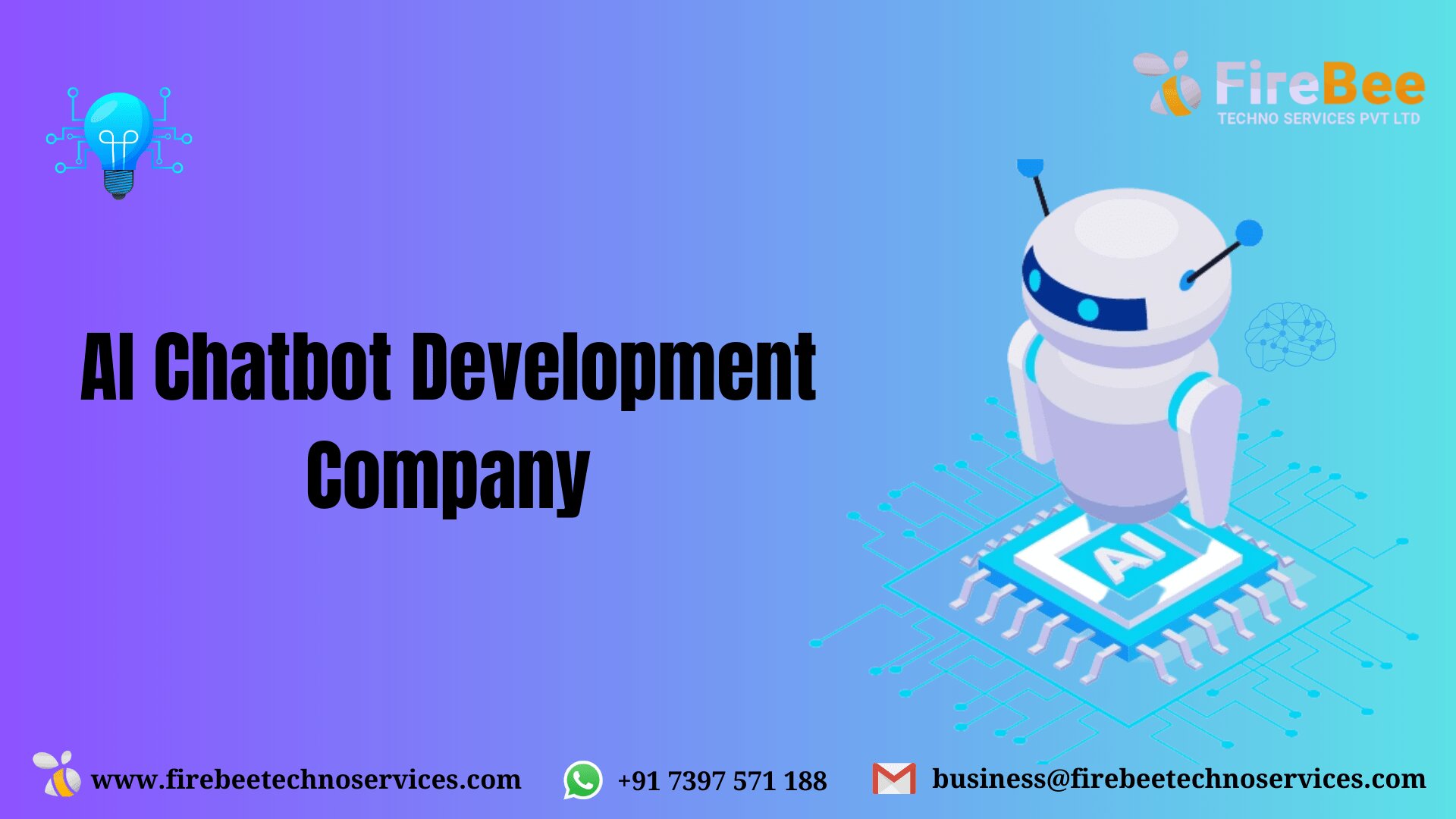 The Best AI Chatbot Development Company- Fire Bee Techno Services