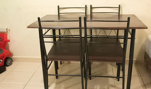4+1 Dining set table with chairs for sale-pic_1