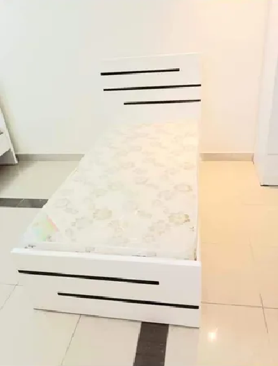 We are selling brand new single bed with mattress-pic_1