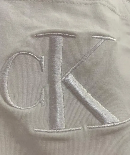 Calvin Klein white embroidered logo with pocket-pic_2