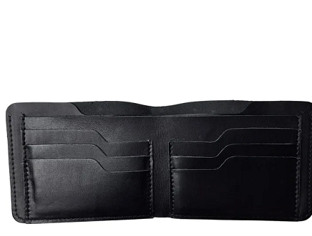 Leather Wallet for Men's Cowhide Full Grain Crazy Horse Leather Full Delivery-pic_2