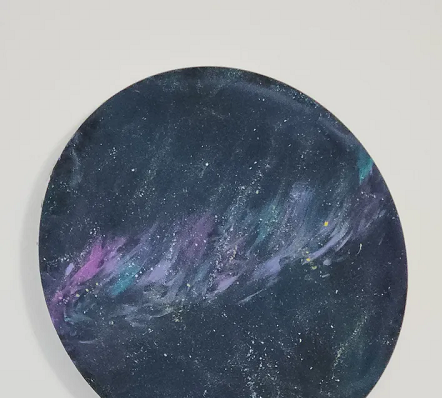 galaxy wall painting-pic_1